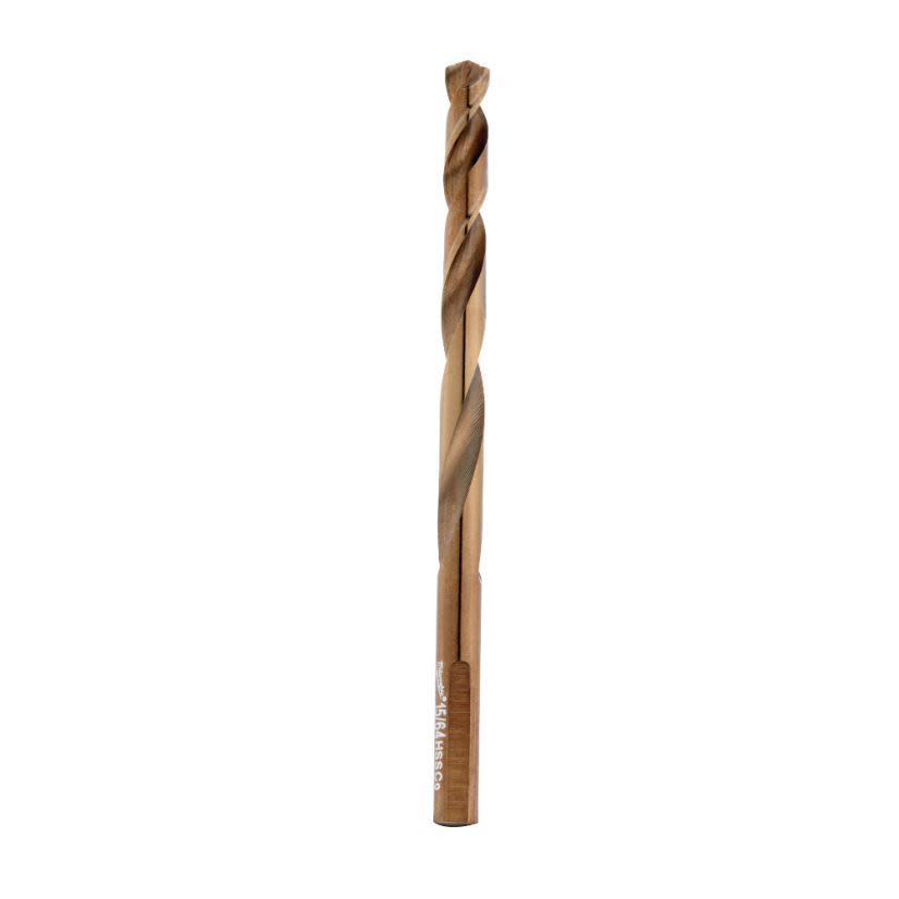 Milwaukee RED HELIX 48-89-2312 Jobber Length Twist Drill Bit, 15/64 in Drill - Fraction, 0.2344 in Drill - Decimal Inch, 135 deg Point, High Speed Cobalt, Uncoated
